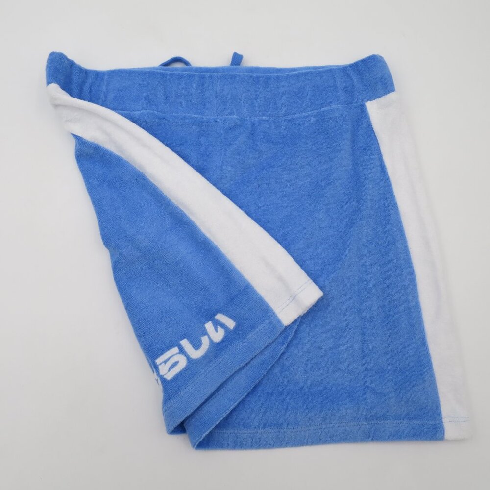 NEW NGOrder Terry Embroidered Mini Skirt Blue Subarashii すばらしい Size US M/UK 10 - Picture 4 of 14
